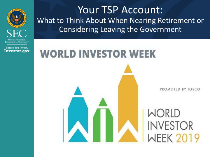 your tsp account
