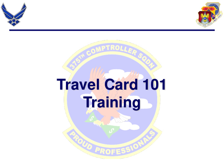 travel card 101 training cardholder dod benefits