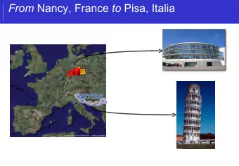 From Nancy, France to Pisa, Italia  Ontology-guided Data Preparation  for Discovering
