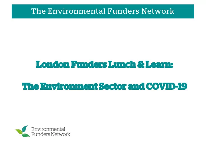 lo londo don funde ders rs lu lunch le learn rn th the en