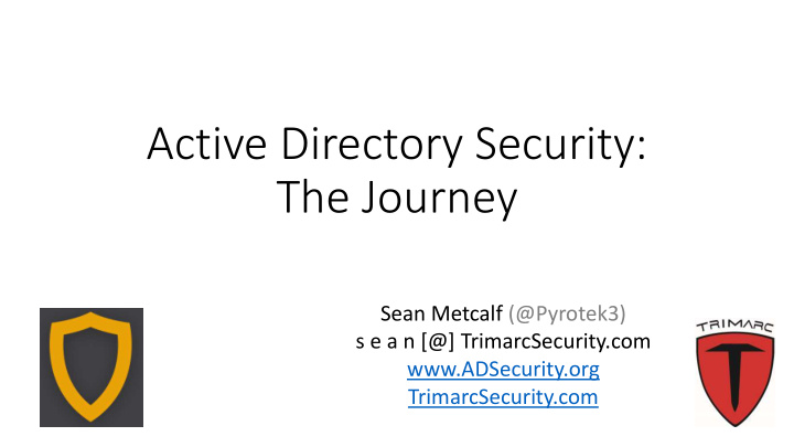 active directory security