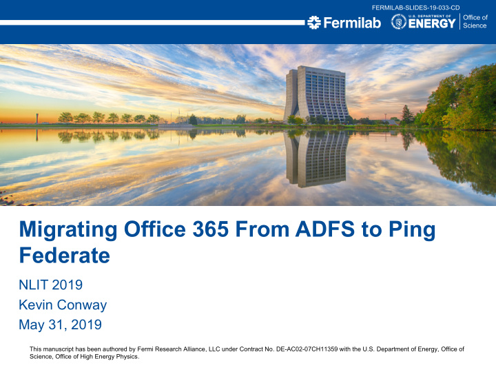 migrating office 365 from adfs to ping federate