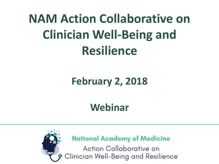 nam action collaborative on