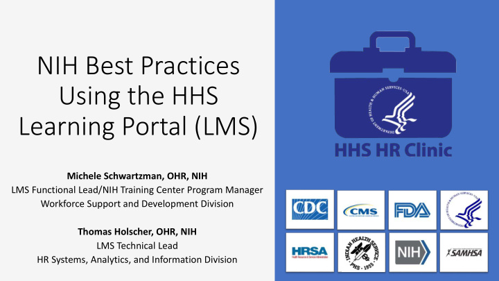 nih best practices using the hhs learning portal lms