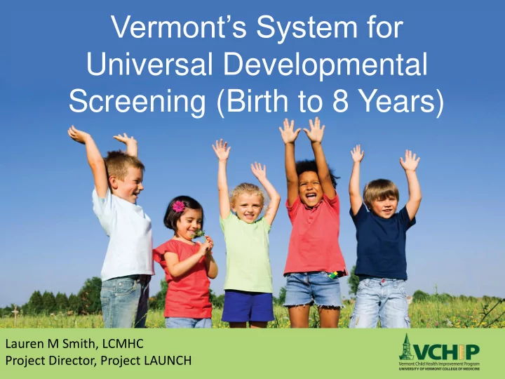 universal developmental