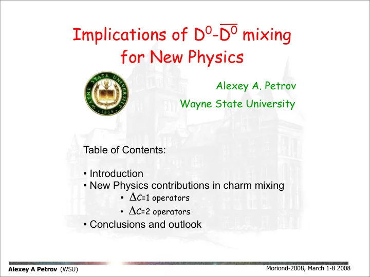 implications of d 0 d 0 mixing for new physics