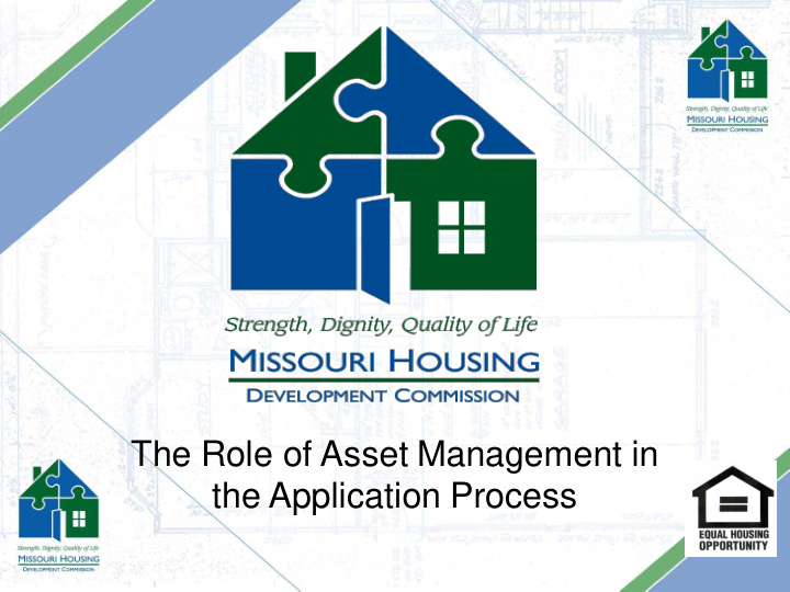 the role of asset management in the application process