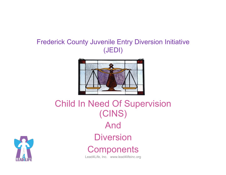 child in need of supervision cins and diversion components