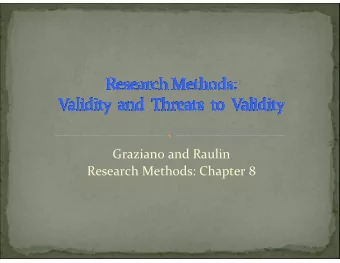 Graziano and Raulin  Research Methods: Chapter 8  Ideas lead to  observations  library