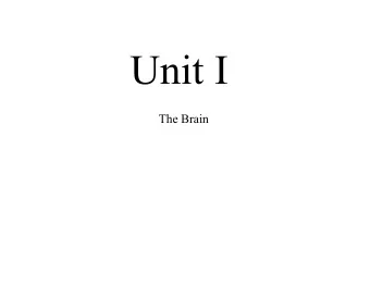 Unit I  The Brain  Fig. 14.1c  Fig. 14.1a  Fig. 14.13  Fig. 14.21  Fig. 14.14  Fig. 14.16  Fig.
