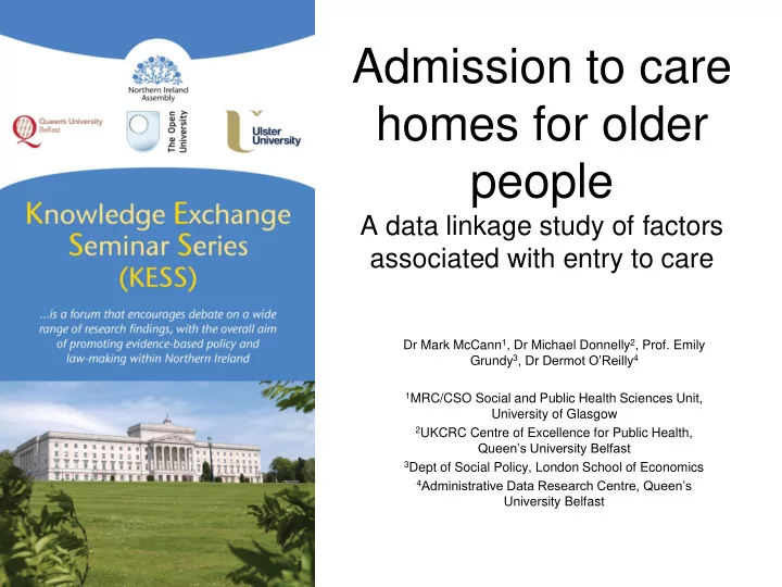 homes for older