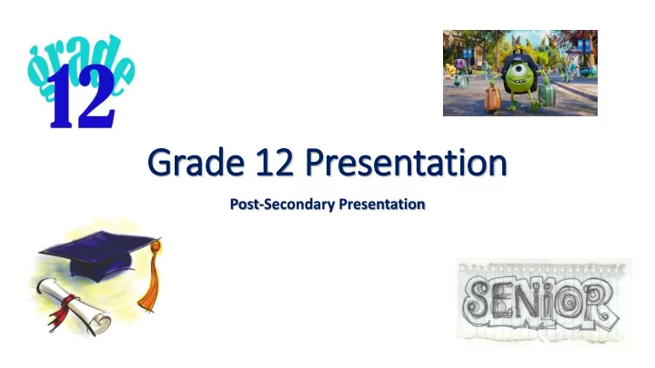 grad ade 12 12 prese sentati tion on