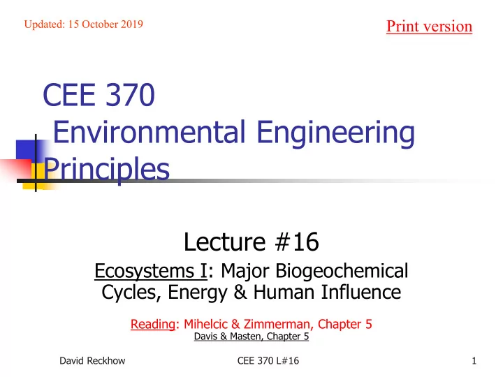 cee 370 environmental engineering principles