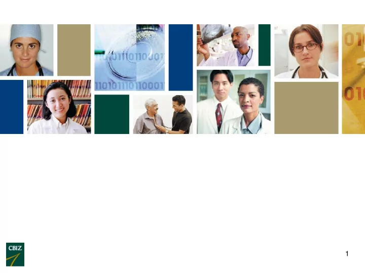 1 cbiz ka consulting services llc issues surrounding