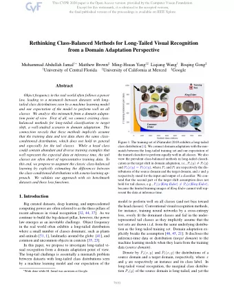 Rethinking Class-Balanced Methods for Long-Tailed Visual Recognition  from a Domain Adaptation