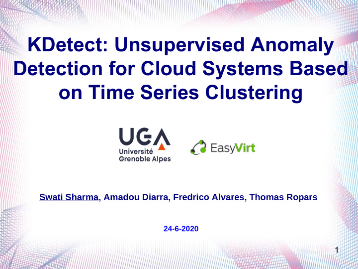 kdetect unsupervised anomaly detection for cloud systems