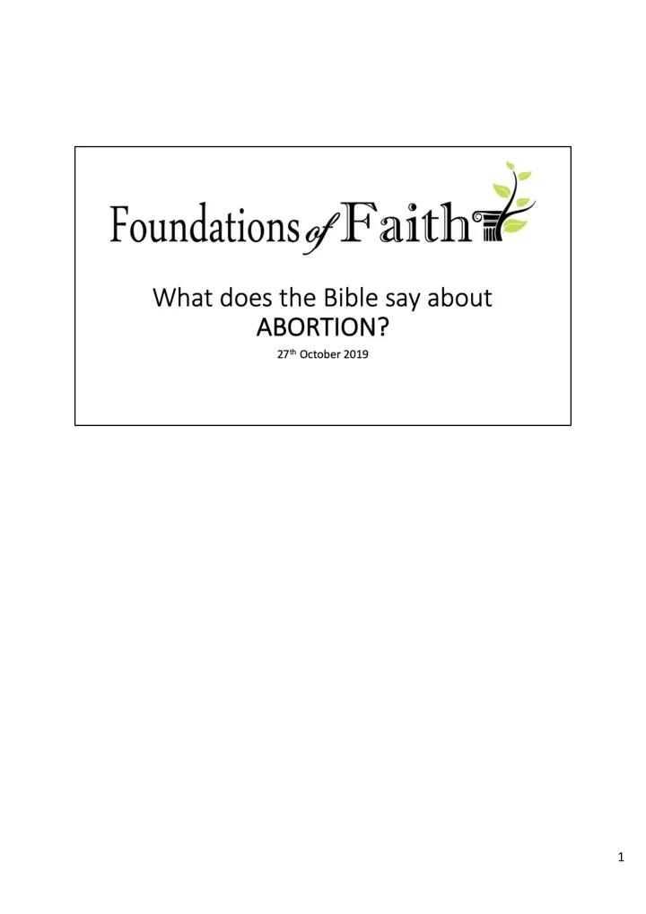 1 2 3 4 5 6 7 8 9 10 i need you to see that abortion is