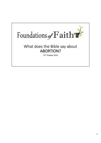 1  2  3  4  5  6  7  8  9  10  I need you to see that abortion is not merely homicide  This is