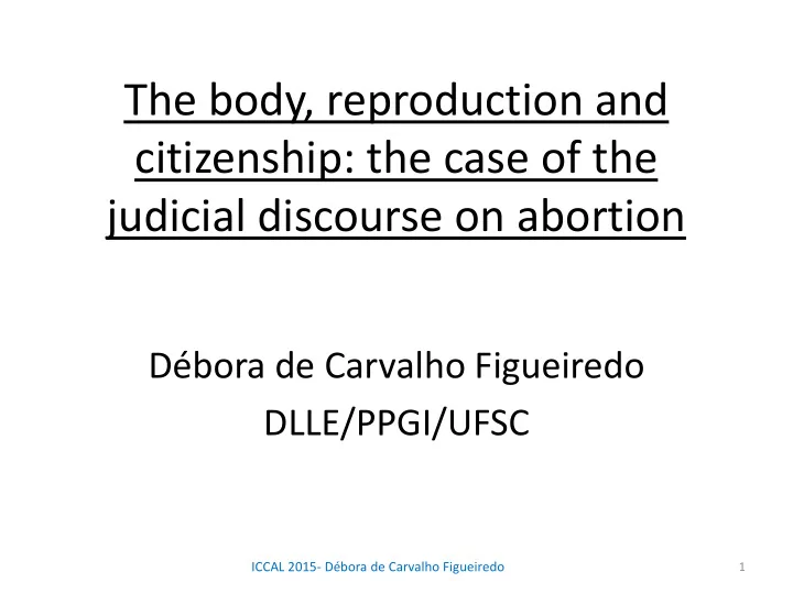 the body reproduction and