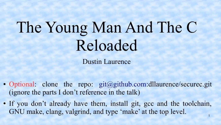 the young man and the c reloaded