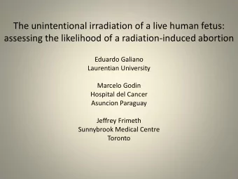 PURPOSE: To calculate dose accidentally absorbed by a live fetus  during diagnostic CT