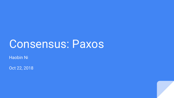 consensus paxos