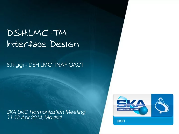 dsh lmc tm interface design