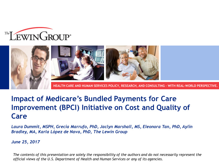 impact of medicare s bundled payments for care