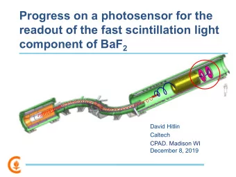 Progress on a photosensor for the  readout of the fast scintillation light component of BaF 2
