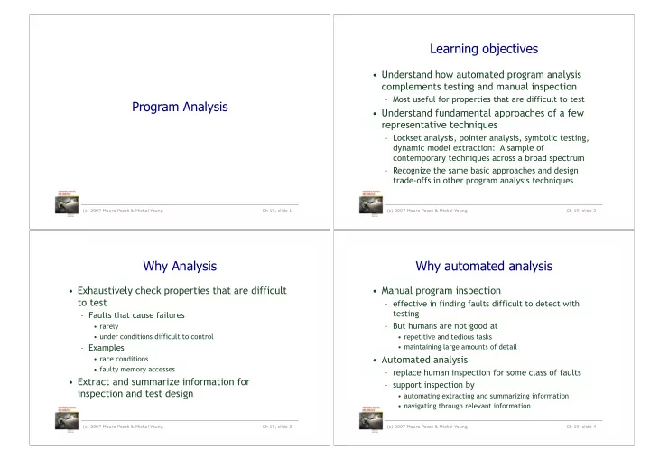 learning objectives