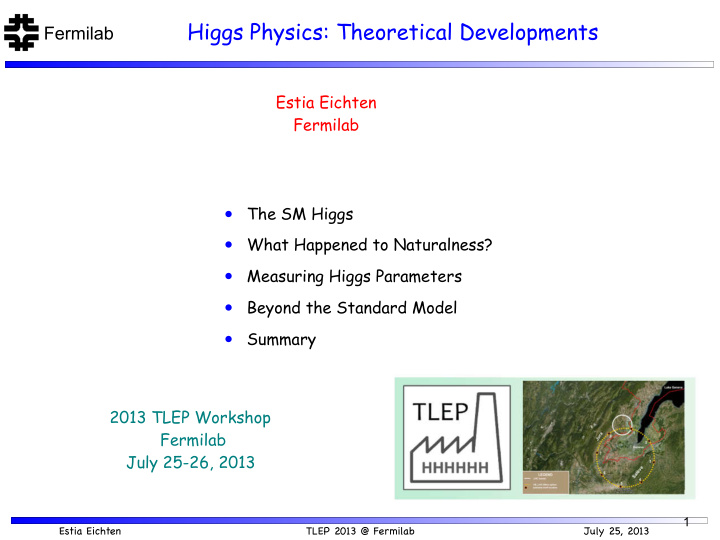 the standard model higgs