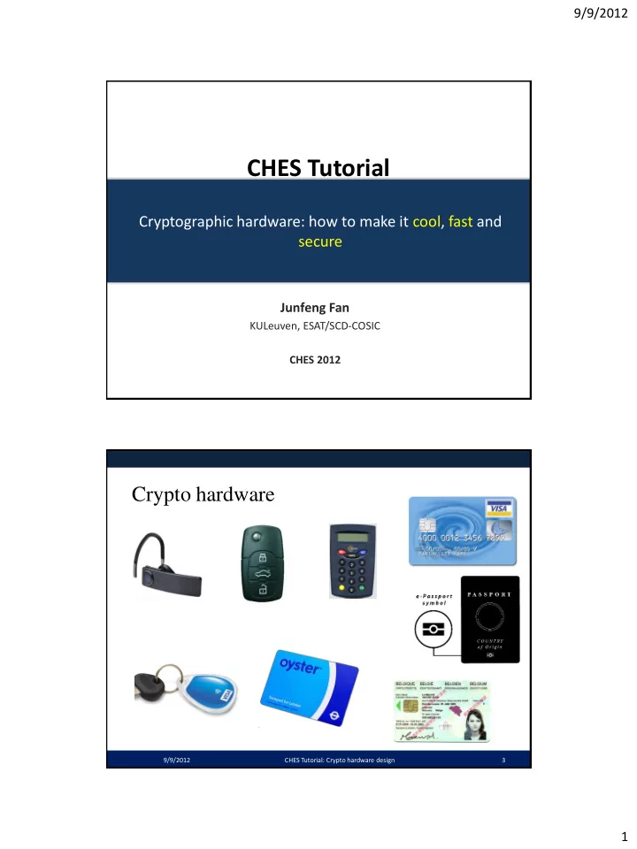 ches tutorial