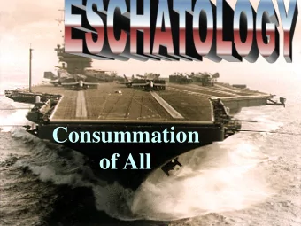 Consummation  of All  COVENANTS  COVENANTS 1. Concept 2. Parity -  Equals 3. Suzerainty -  Not