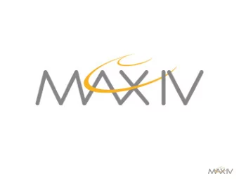 MAXIV  STATUS  KITS, MAXIV  30th Tango meeting, Toulouse  Whats new?  @MAXIVLaboratory  5