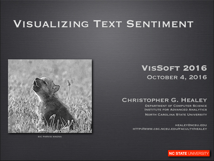 visualizing text sentiment