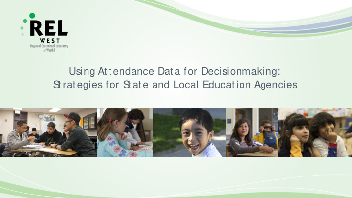 using attendance data for decisionmaking s trategies for