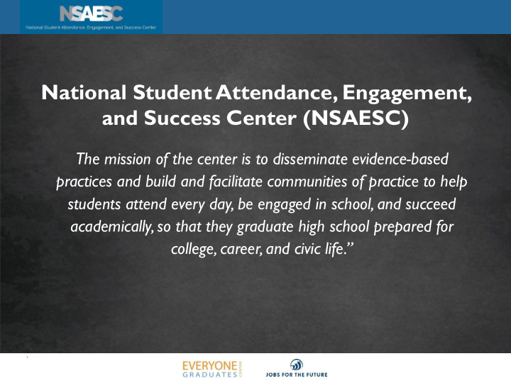 national student attendance engagement