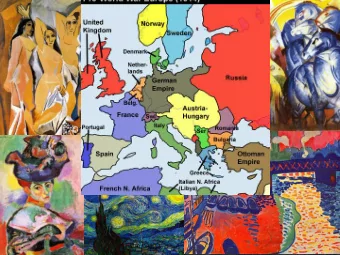 The Art of  World War I  Session 1  Early and Mid-War  A Bitter Truth:  Avant-Garde  Art and the