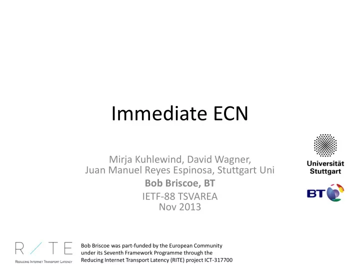 immediate ecn