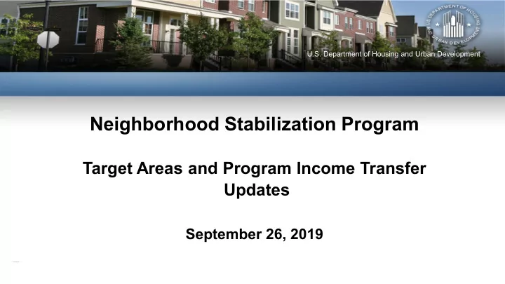 neighborhood stabilization program