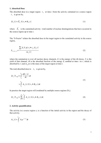 E i Y i ( r T  r S ; E i ;t )  i S ( r T  r s ;t ) =  (2) m r T ( t ) where the