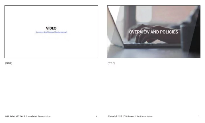 title title bsa adult ypt 2018 powerpoint presentation