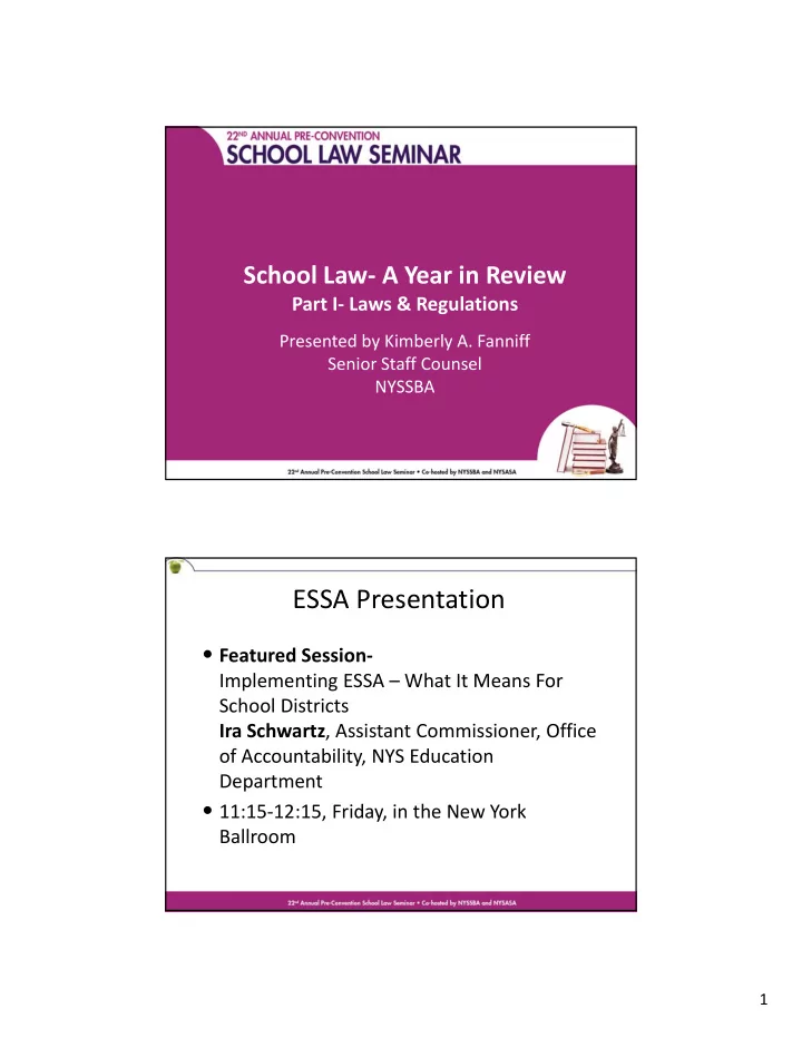 essa presentation