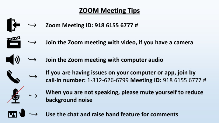 zoom meeting tips