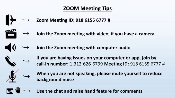 zoom meeting tips