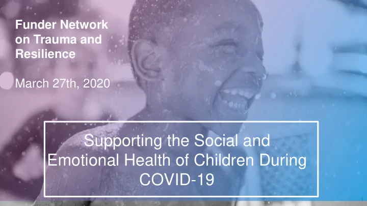 supporting the social and