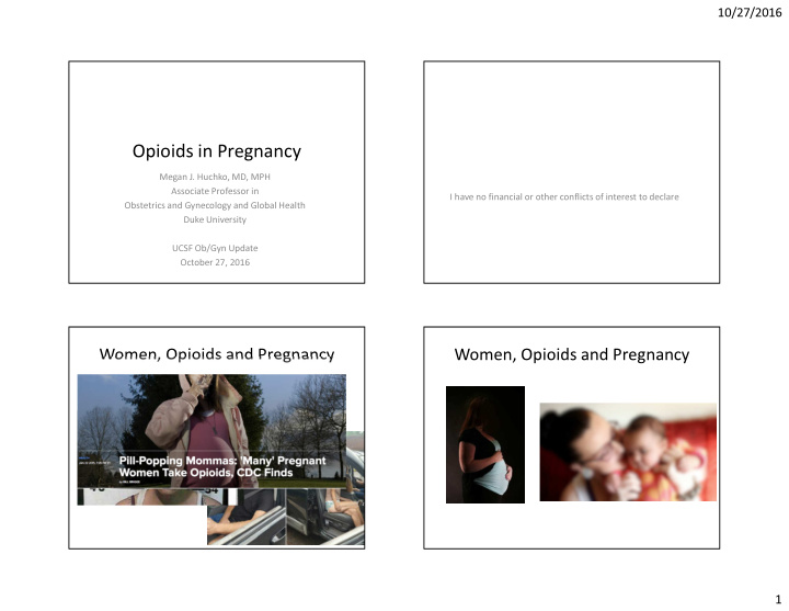 opioids in pregnancy