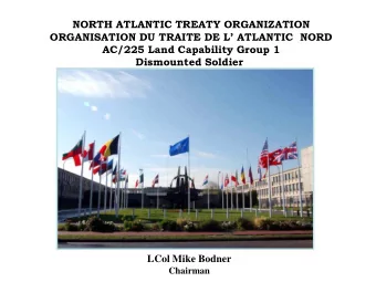 NORTH ATLANTIC TREATY ORGANIZATION  ORGANISATION DU TRAITE DE L ATLANTIC  NORD  AC/225 Land