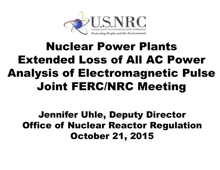 nuclear power plants