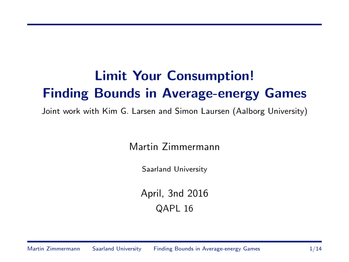 limit your consumption finding bounds in average energy